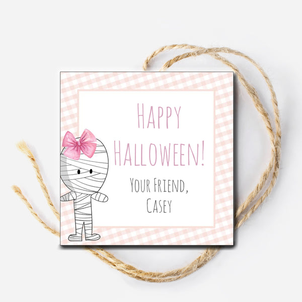 Mummy Girl Gift Tag