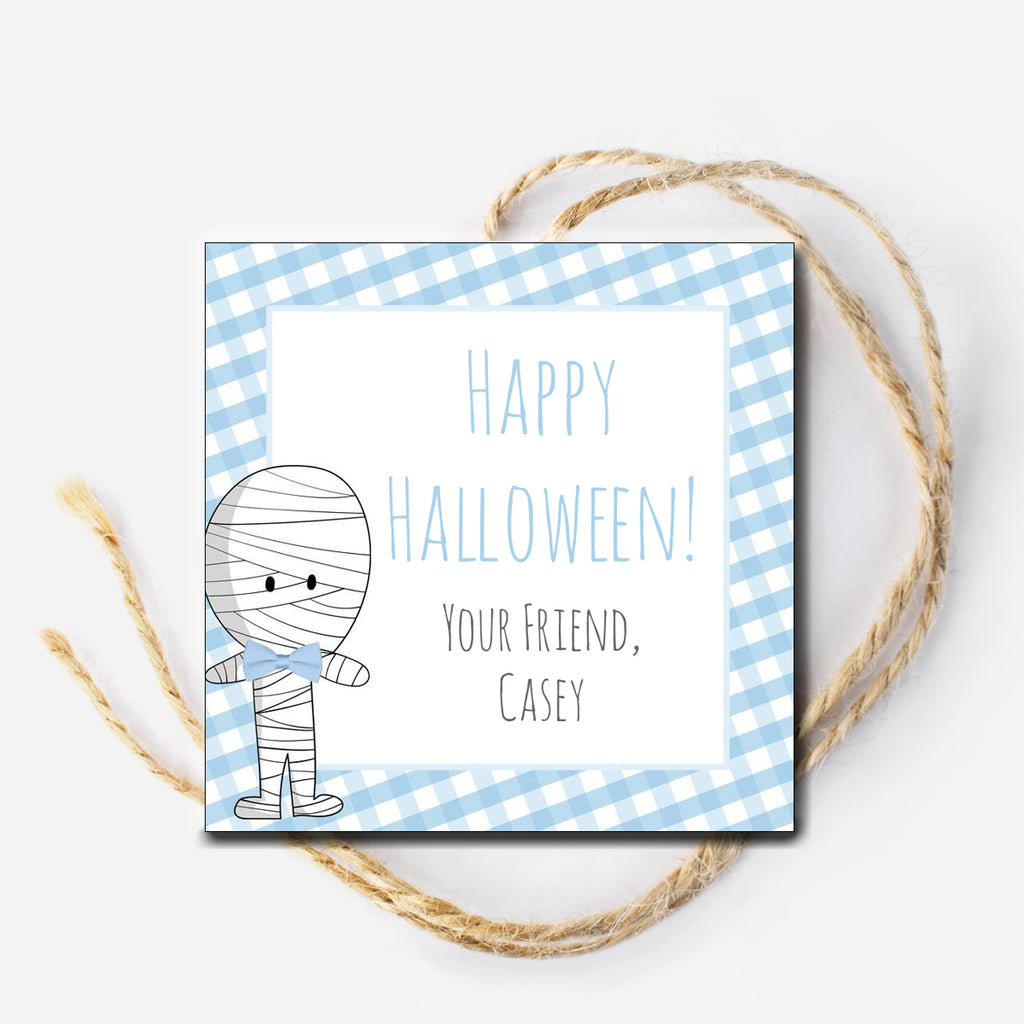 Mummy Boy Gift Tag