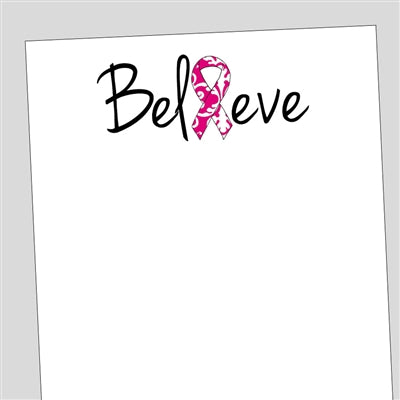 Believe Ribbon Notepad