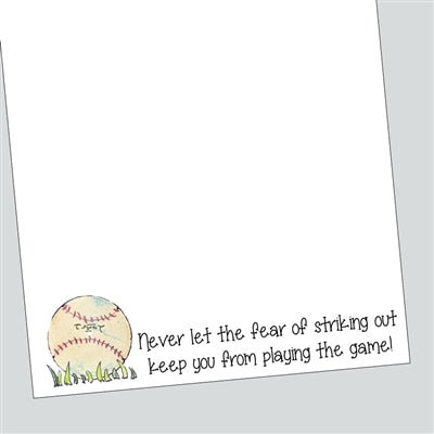 Baseball Note Pad