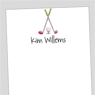 Golf Club Notepad