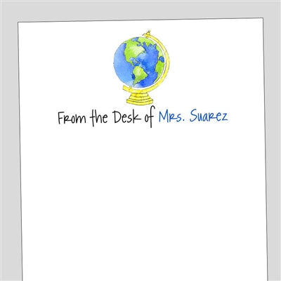 Globe Notepad