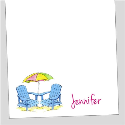 Beach Chair Notepad