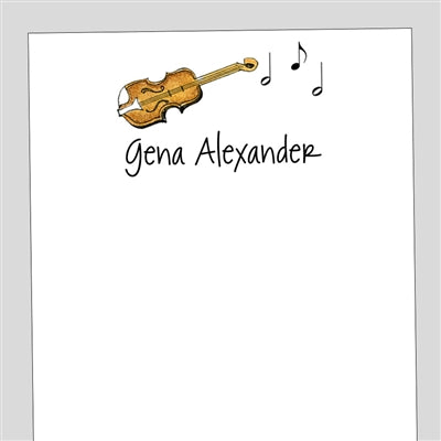 Violin Notepad