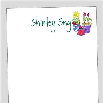 Flowerpot Notepad
