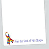 Autism Ribbon Notepad