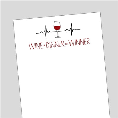 Wine Dinner Notepad