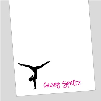 Gymnast Notepad