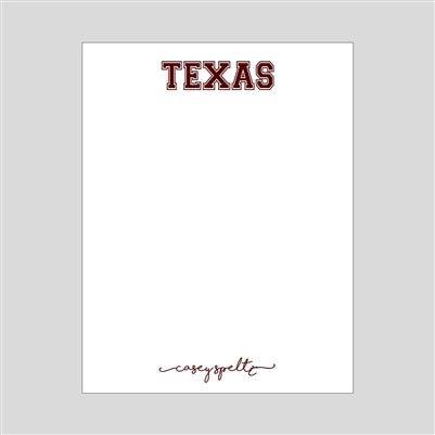 Texas 2 Notepad
