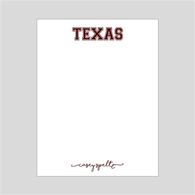Texas 2 Notepad