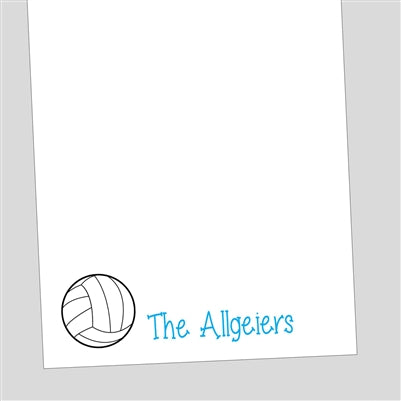 Volleyball Notepad