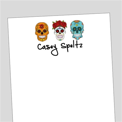 Sugar Skull Notepad