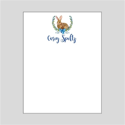 Bunny Wreath Notepad