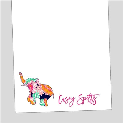 Elephant Lilly Notepad