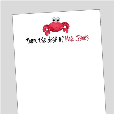 Crab Notepad
