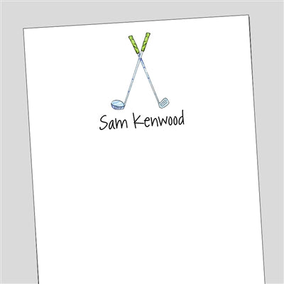 Golf Club Boy Notepad