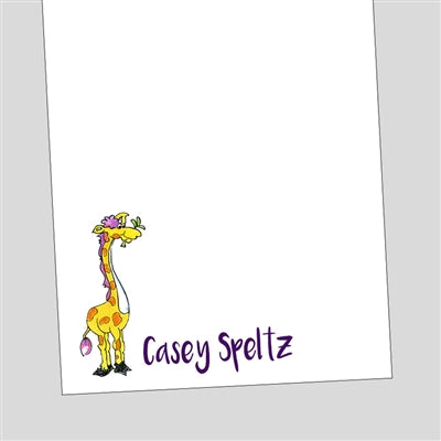 Giraffe Colorful Notepad
