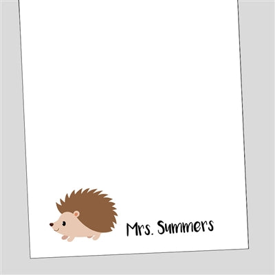 Hedgehog Notepad