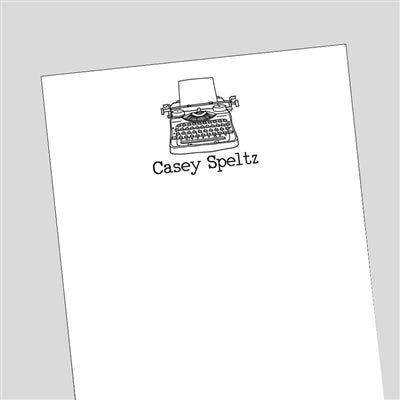 Typewriter Notepad