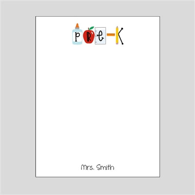 Preschool Notepad