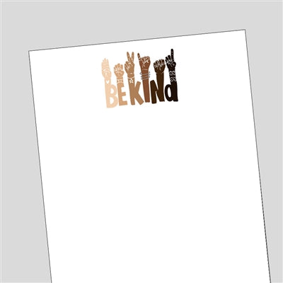 Be Kind Sign Language Notepad