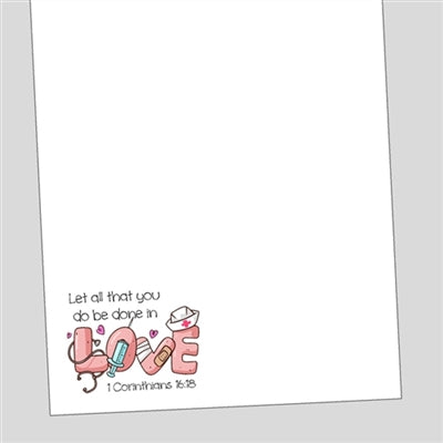 Nurse Love Notepad
