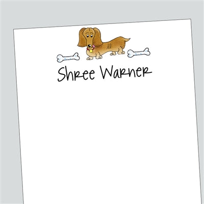 Dachshund Notepad