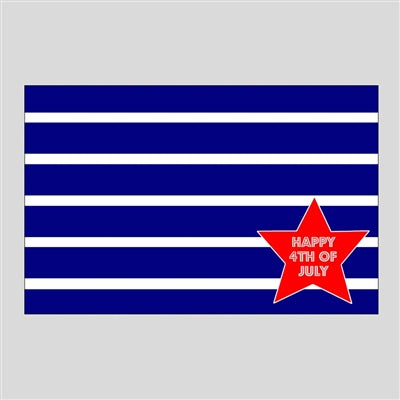 4th July Star Placemat