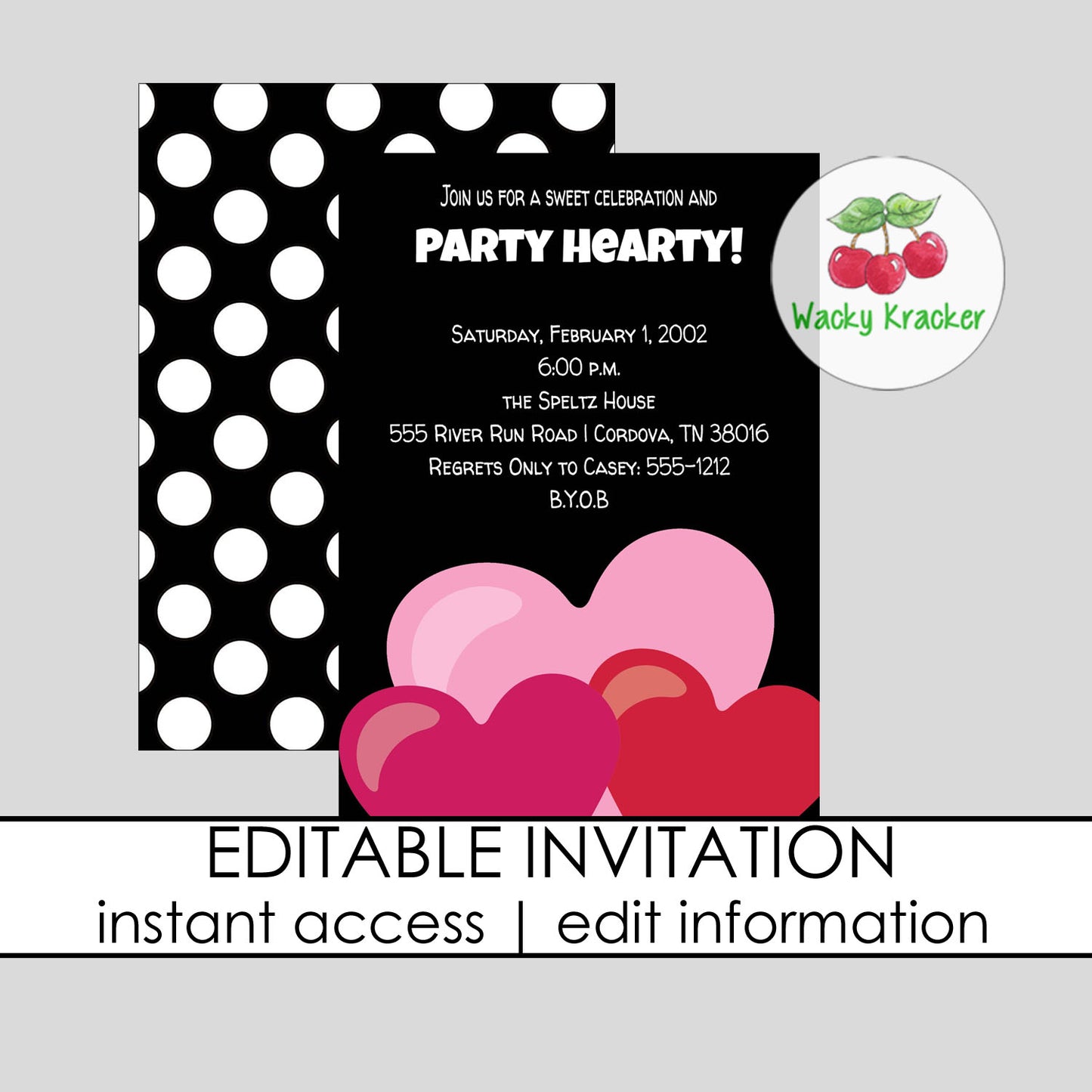 Party Hearty Invitation