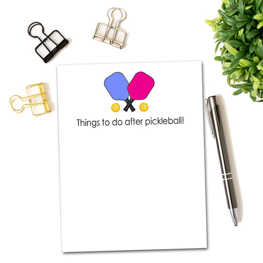 Pickleball Notepad