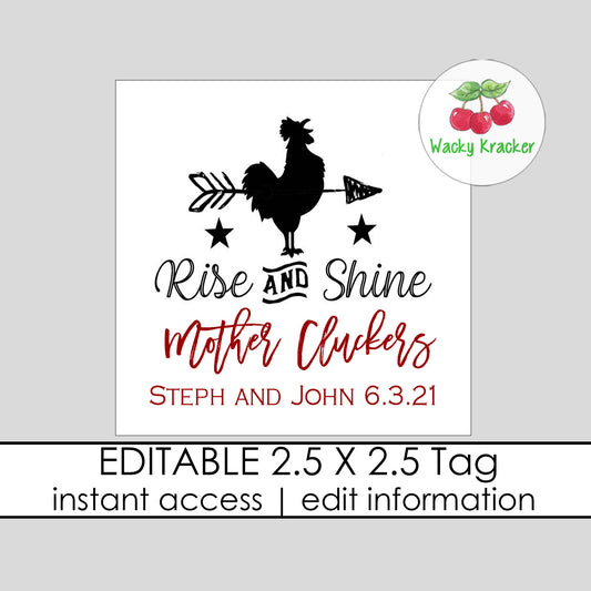 Rise and Shine Gift Tag