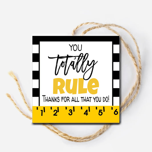 You Rule Instant Download Tag