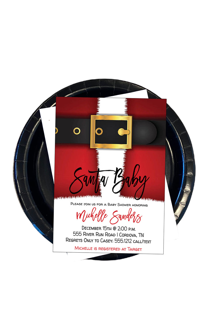 Santa Baby Invitation