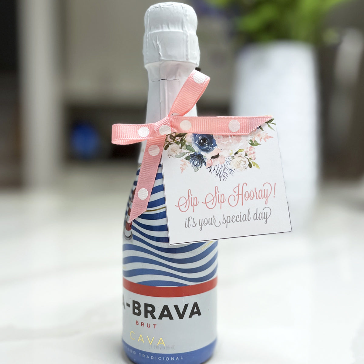 Sip Sip Special Day Instant Download Tag
