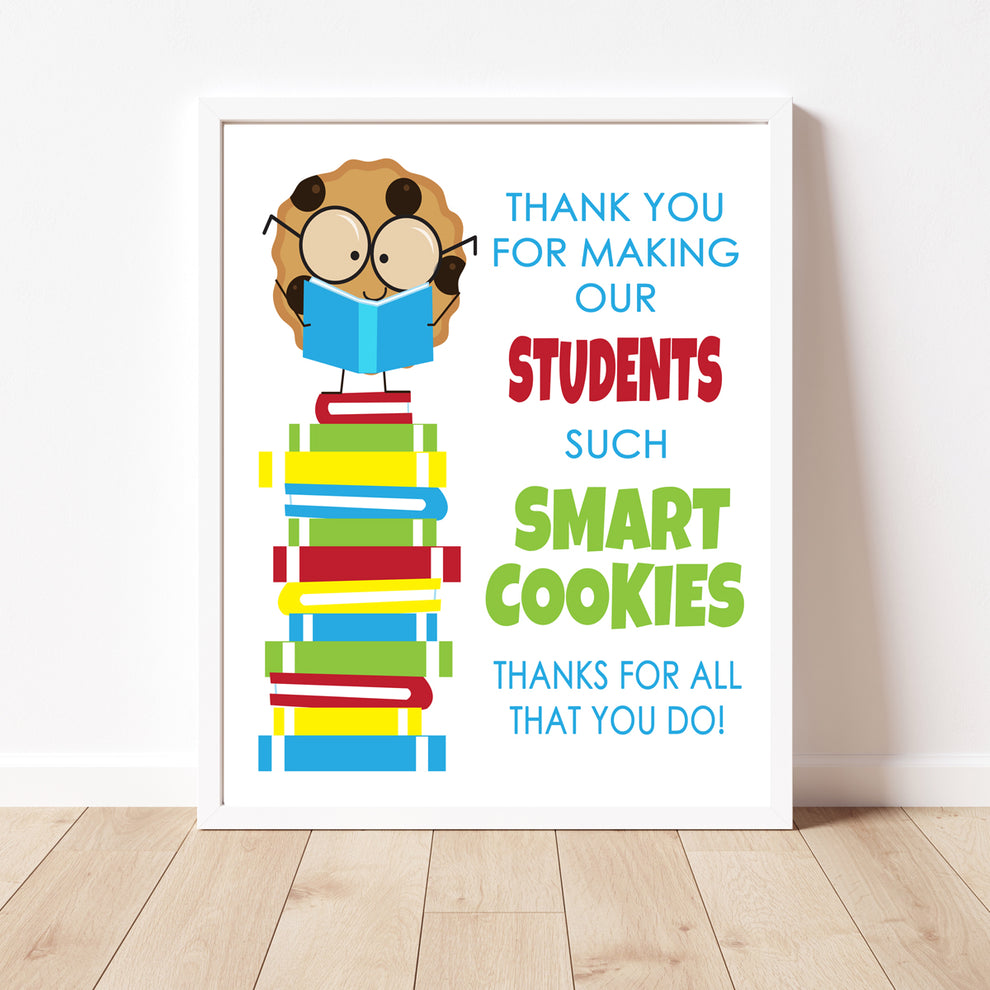 Two Smart Cookies Sign Smart Cookie Appreciation Sign – wacky-kracker