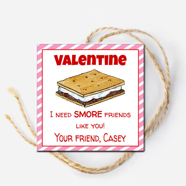 Smore Valentine Tag