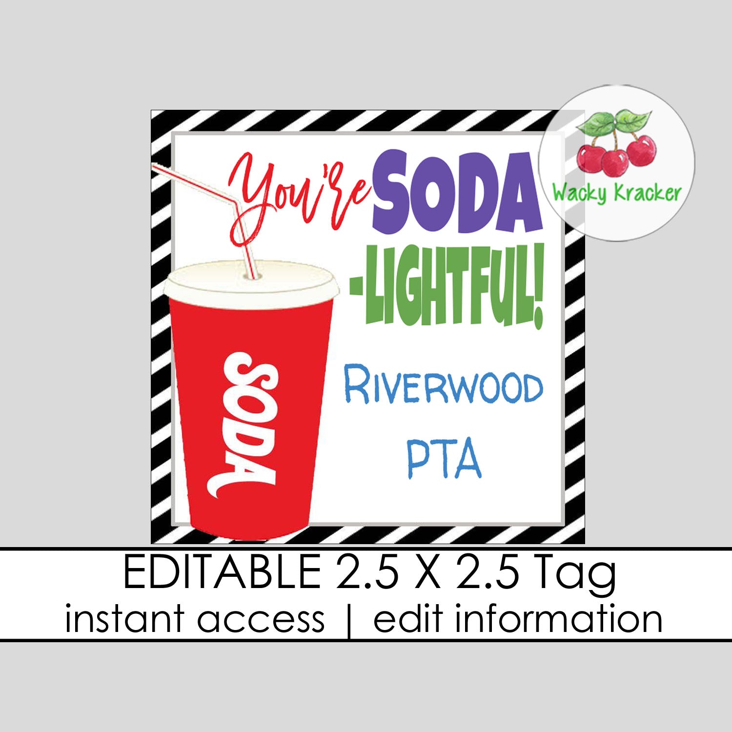 Soda-lightful Gift Tag – wacky-kracker soda-lightful-gift-tag-wacky-kracker