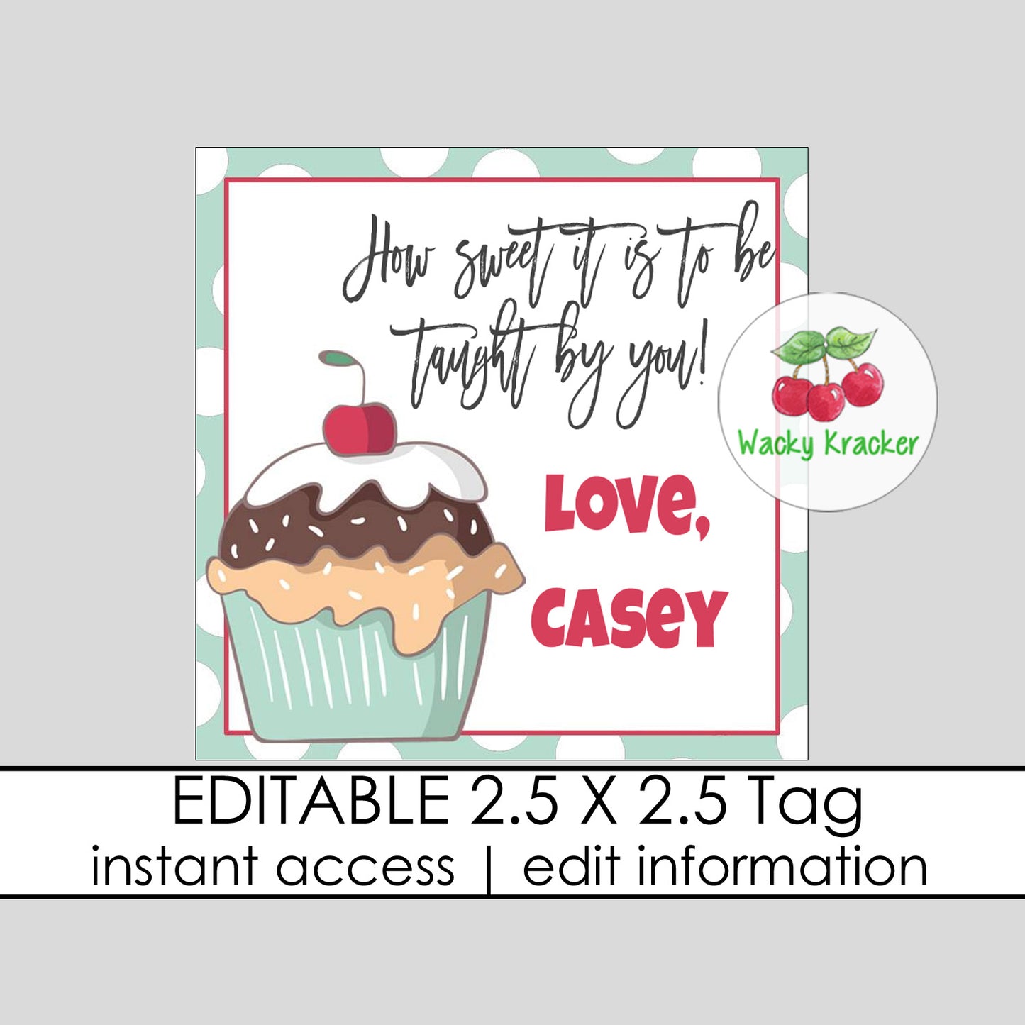 Sweet Gift Tag