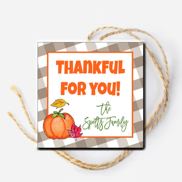 Thankful for You Tag