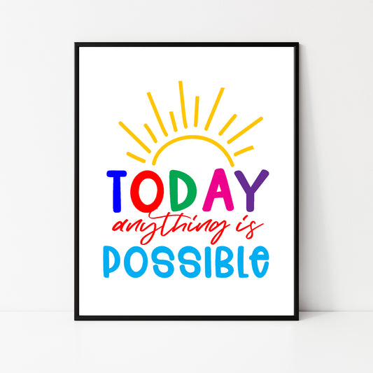 Anything is Possible Wall Art