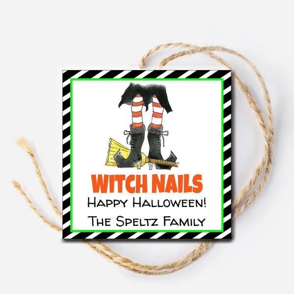 Witch Nails Gift Tag
