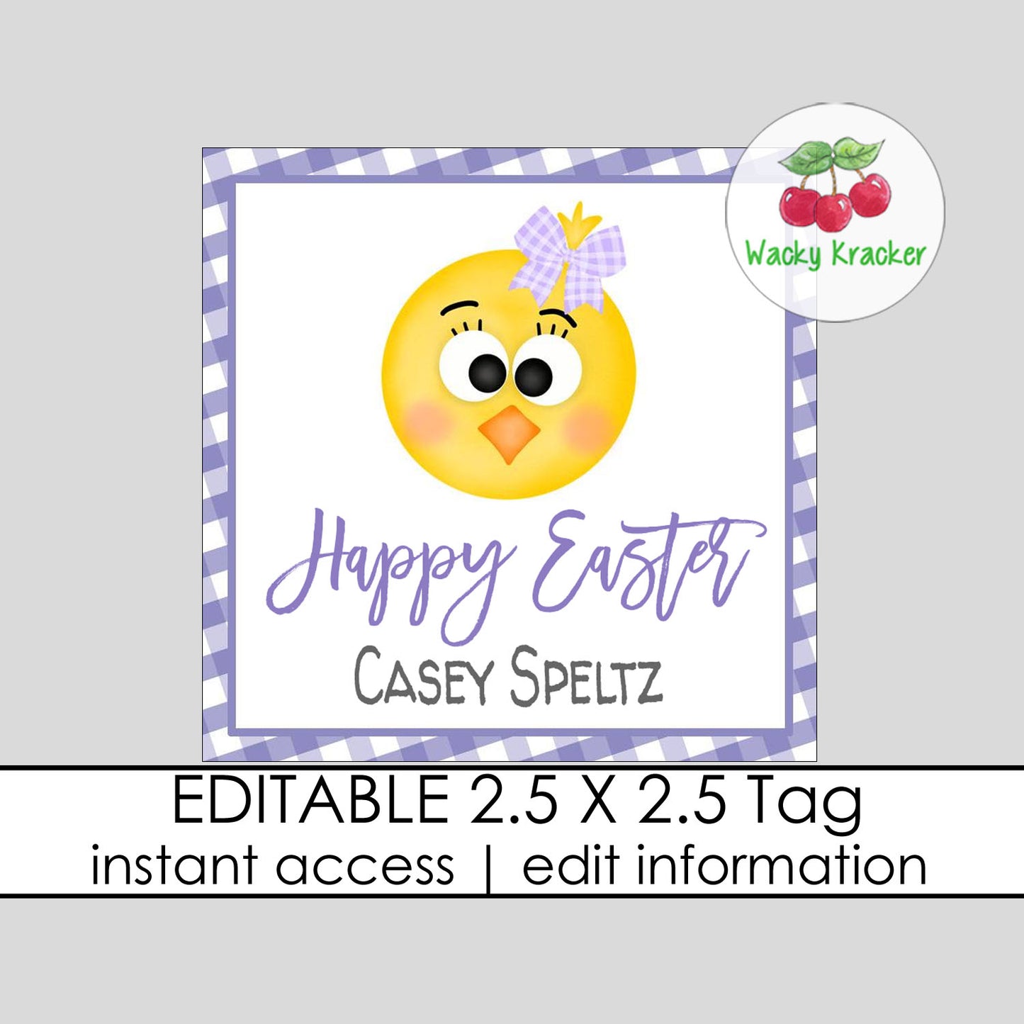 Chick Gift Tag
