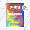 color run invitation