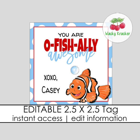 Goldfish Gift Tag