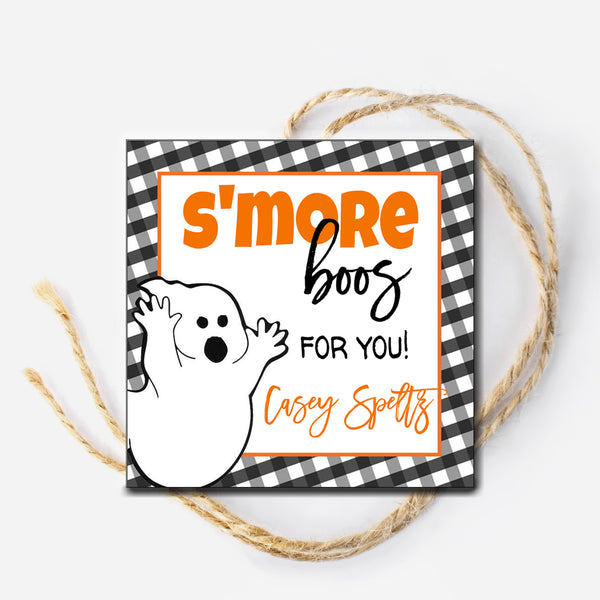 S'more Halloween Gift Tag